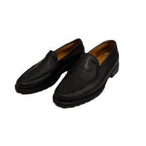 Cole haan Country Black Leather Chunky Loafers Women 7B